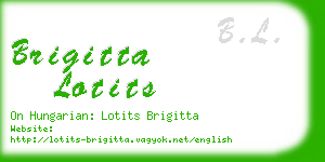 brigitta lotits business card